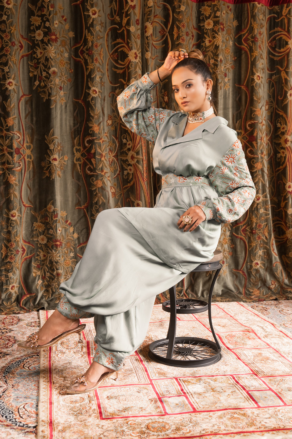 Urwa Wrap Jacket Co-ord