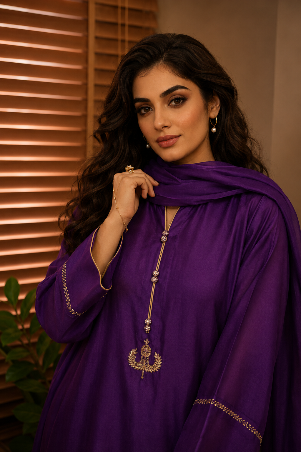 HOOR SALWAR KAMEEZ PURPLE