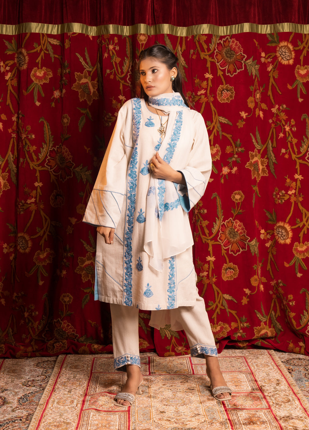 Maham Tulip Kurta Set