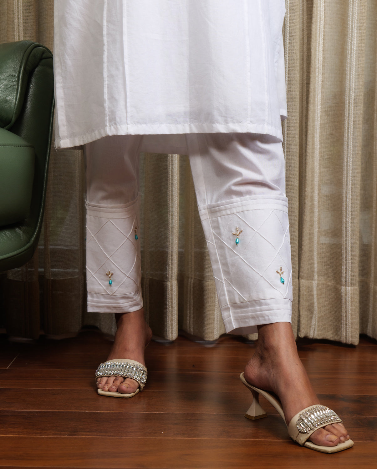 Muntazir Zardozi Embroidered Kurta Set