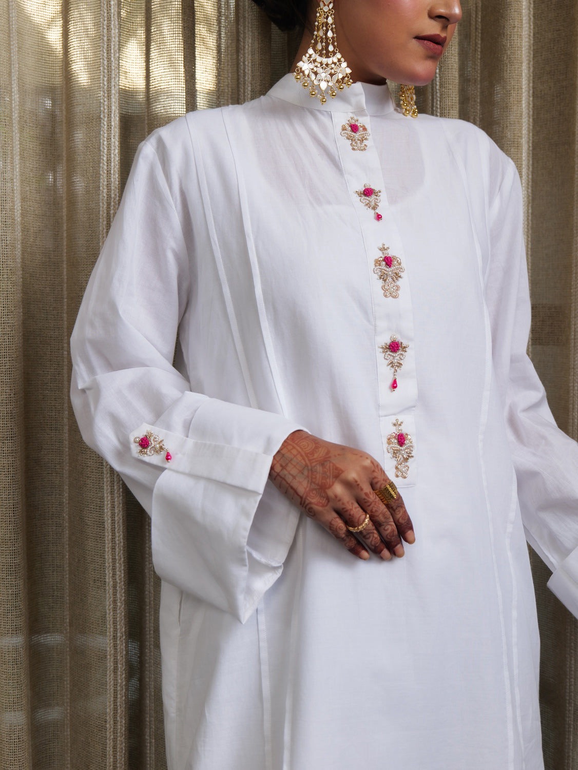 Muntazir Zardozi Embroidered Kurta Set