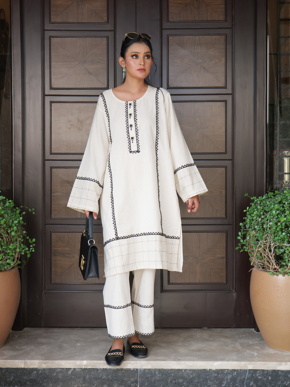 Sultana Panel Kurta Set