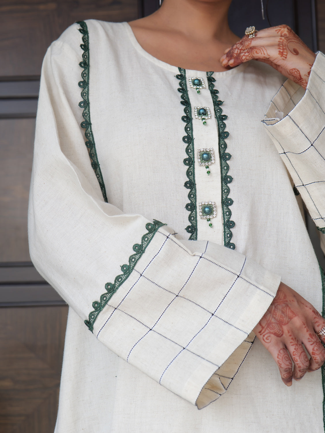 Sultana Panel Kurta Set