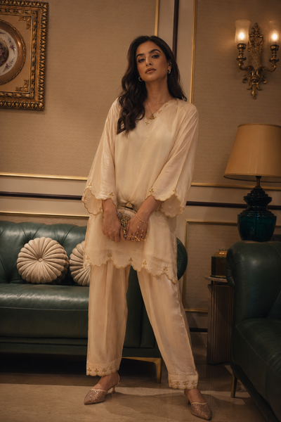 EVARA SHALWAR KAMEEZ BEIGE