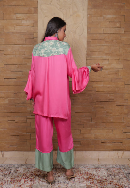 Begum Kashmiri Aari Embroidered Shirt Co-ord