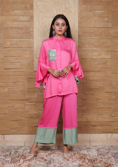Begum Kashmiri Aari Embroidered Shirt Co-ord