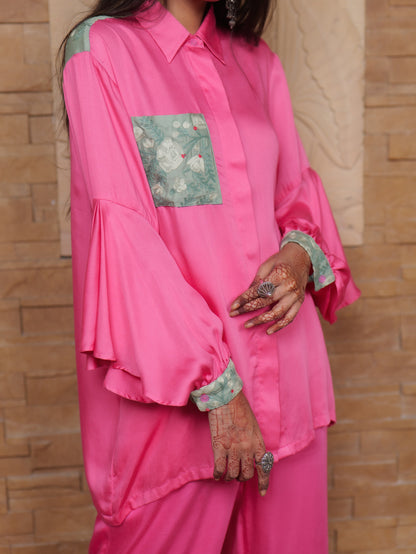Begum Kashmiri Aari Embroidered Shirt Co-ord