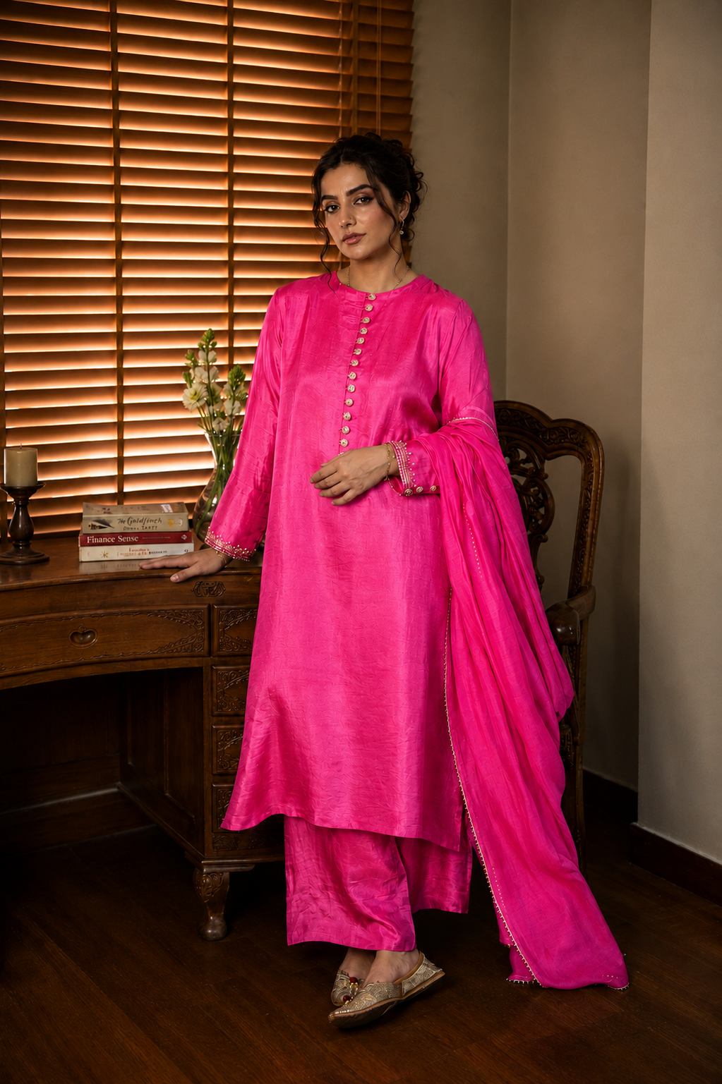 NÚR SALWAR KAMEEZ PINK