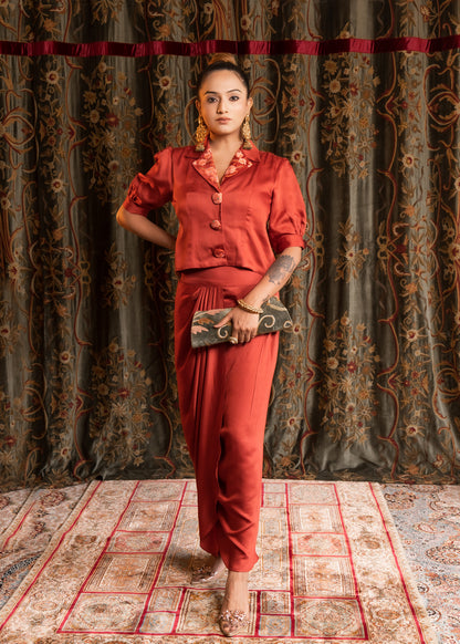 Nora Crop Jacket Co-ord