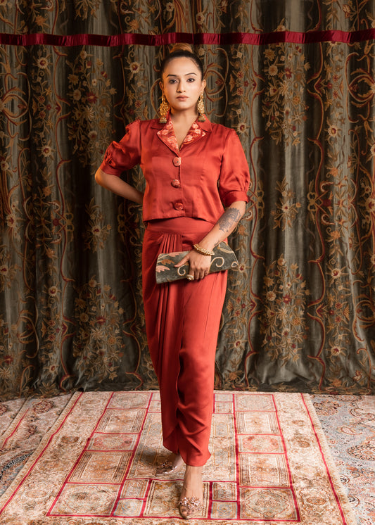 Nora Crop Jacket Co-ord