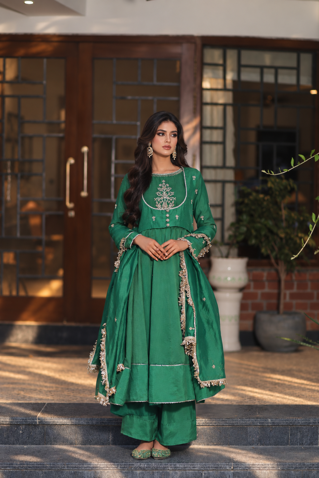 UMRAO ANARKALI GREEN