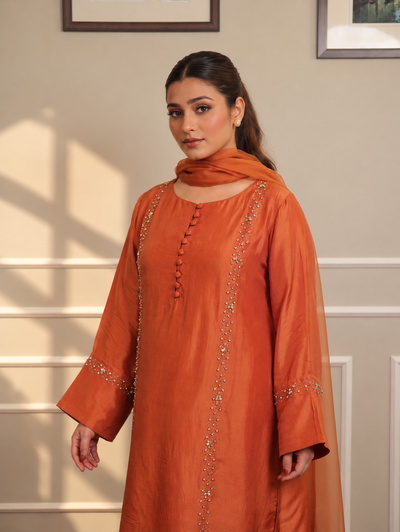 LIYANA KANDURA/KAFTAN RUST