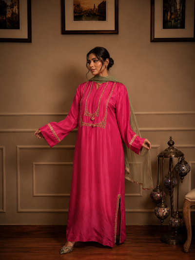 NOURA KANDURA/KAFTAN PINK