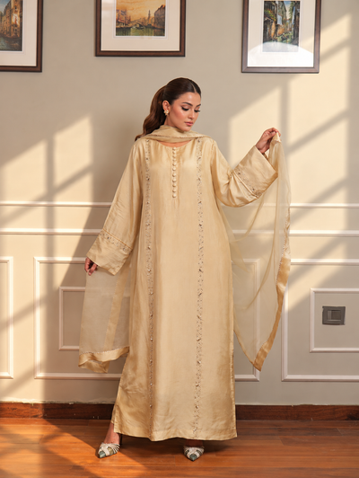 LIYANA KANDURA/KAFTAN CREAM