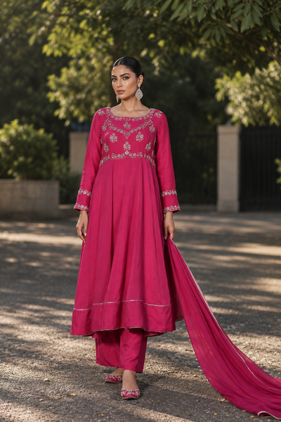 AMEERAN ANARKALI PINK