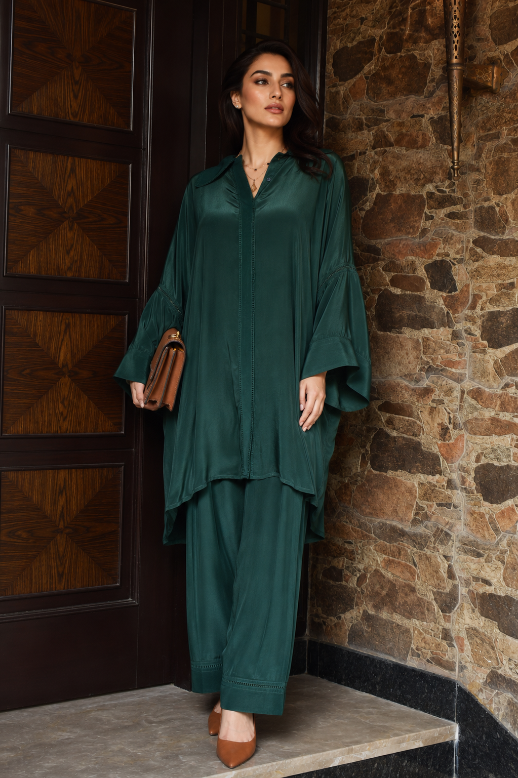 XYRA SHALWAR KAMEEZ EMERALD GREEN