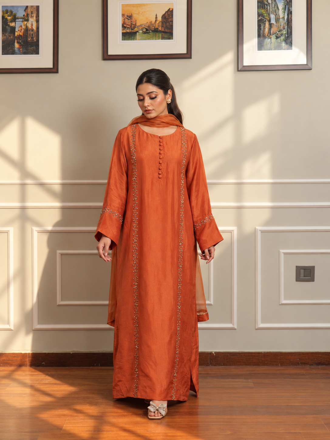 LIYANA KANDURA/KAFTAN RUST