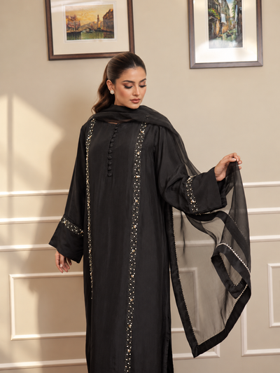LIYANA KANDURA/KAFTAN BLACK