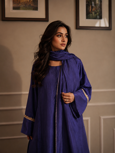 MEHR KAMEEZ TROUSER MIDNIGHT BLUE