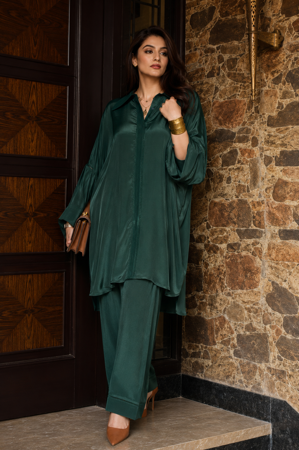 XYRA SHALWAR KAMEEZ EMERALD GREEN