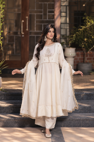 UMRAO ANARKALI OFF WHITE