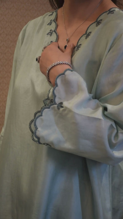 EVARA SHALWAR KAMEEZ MINT GREEN
