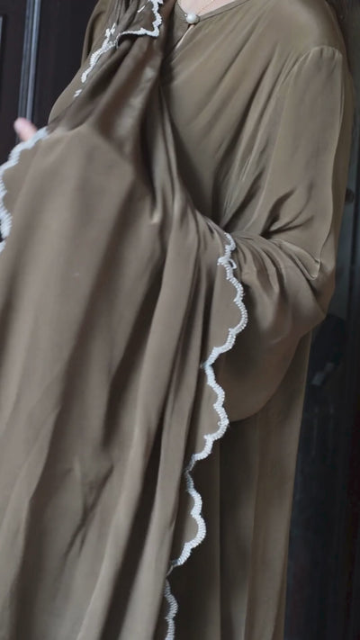 NUREH SHALWAR KAMEEZ BROWN