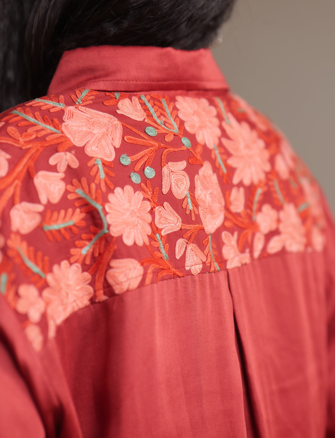 Begum Kashmiri Aari Embroidered Shirt Co-ord