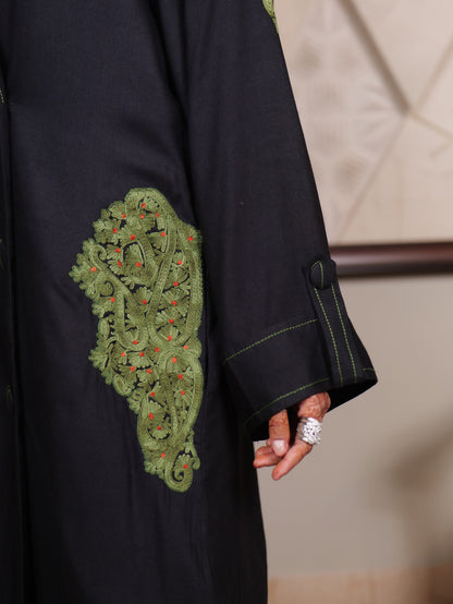 Fitoor Kashmiri Aari Embroidered Trench Coat