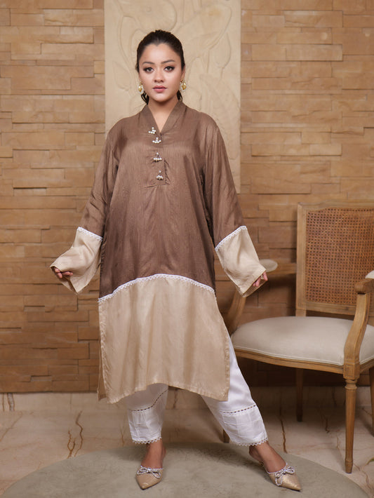 Jashan-e-Bahara  Color-block Kurta