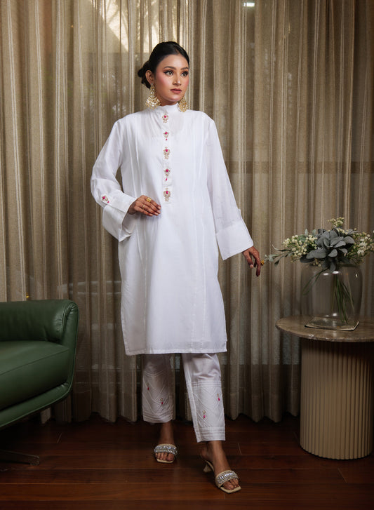 Muntazir Zardozi Embroidered Kurta Set