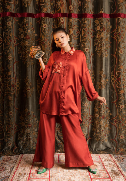 Nora Shirt Co-ord Set.