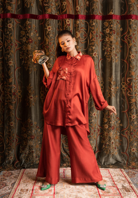 Nora Shirt Co-ord Set.
