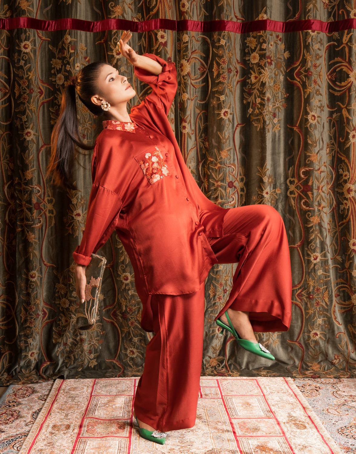 Nora Shirt Co-ord Set.