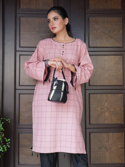 Sultana Check Kurta Set