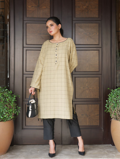 Sultana Check Kurta Set