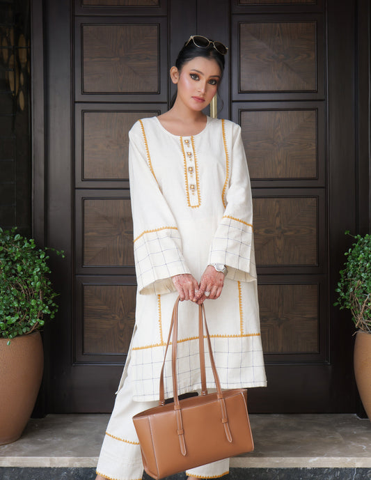 Sultana Panel Kurta Set